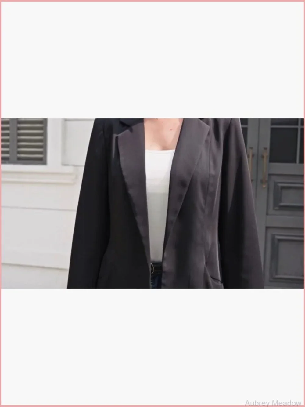 Casual Open Front Blazer Jacket - Lightweight Fully Lined Work Office Suit with